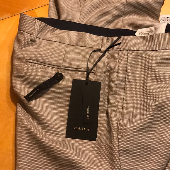 Zara Birdseye pants - Picture 5 of 7
